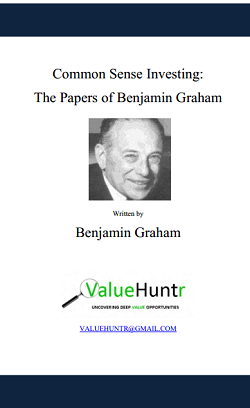 Common Sense Investing The Papers of Benjamin Graham